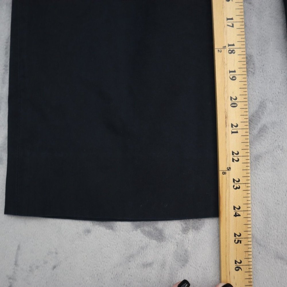 Peserico Pants Women Large Navy Blue Casual Lightweight Wide Leg EU 42 Chino - Picture 11 of 15